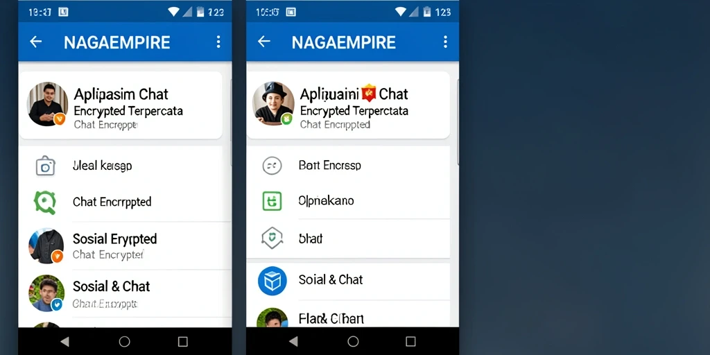 Antarmuka aplikasi NAGAEMPIRE yang modern dan user-friendly.