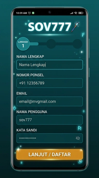 Panduan Registrasi Akun Baru Sov777 untuk Pengguna Android