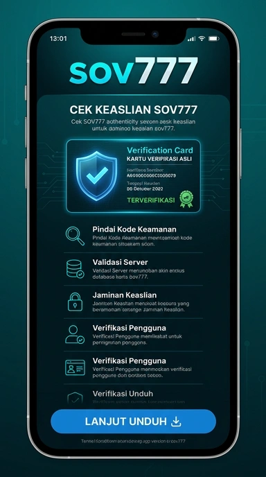 Kanal Resmi Unduh APK sov777 untuk Android